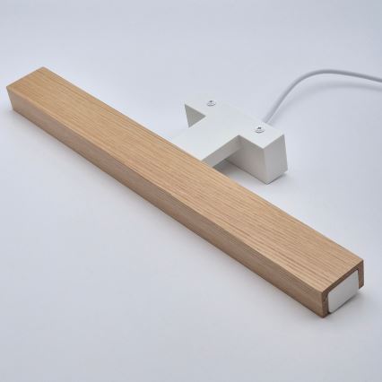 Brilagi - LED Łazienkowe oświetlenie lustra WOODY MIRROR LED/8W/230V 40 cm IP44 dąb/biały