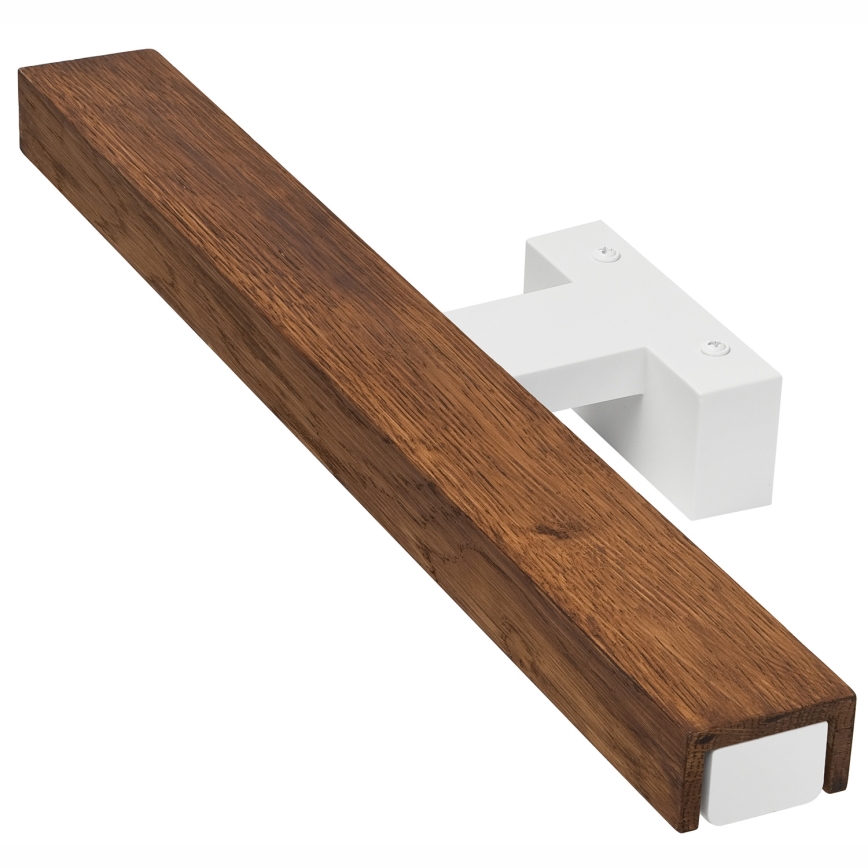 Brilagi - LED Łazienkowe oświetlenie lustra WOODY MIRROR LED/8W/230V 40 cm IP44 dąb wiśnia/biały