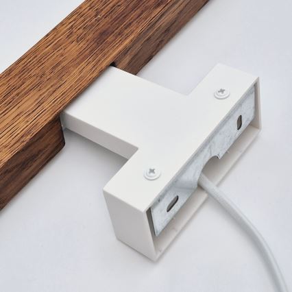 Brilagi - LED Łazienkowe oświetlenie lustra WOODY MIRROR LED/8W/230V 40 cm IP44 dąb wiśnia/biały