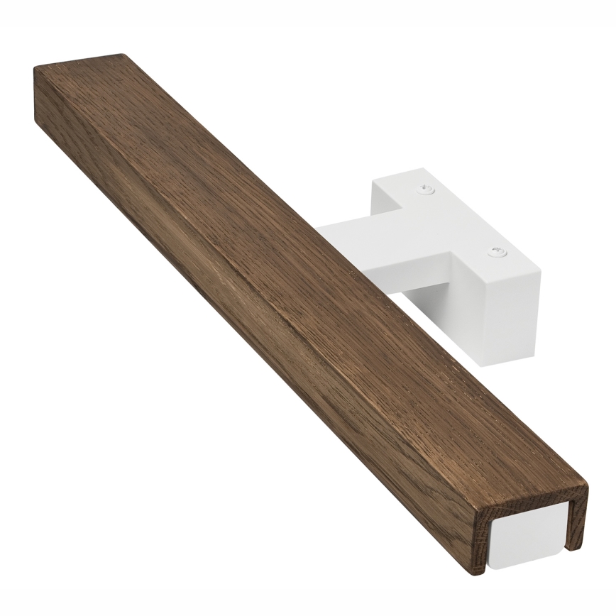 Brilagi - LED Łazienkowe oświetlenie lustra WOODY MIRROR LED/8W/230V 40 cm IP44 dąb orzech/biały