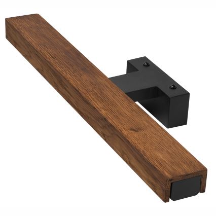 Brilagi - LED Łazienkowe oświetlenie lustra WOODY MIRROR LED/8W/230V 40 cm IP44 dąb wiśnia/czarny