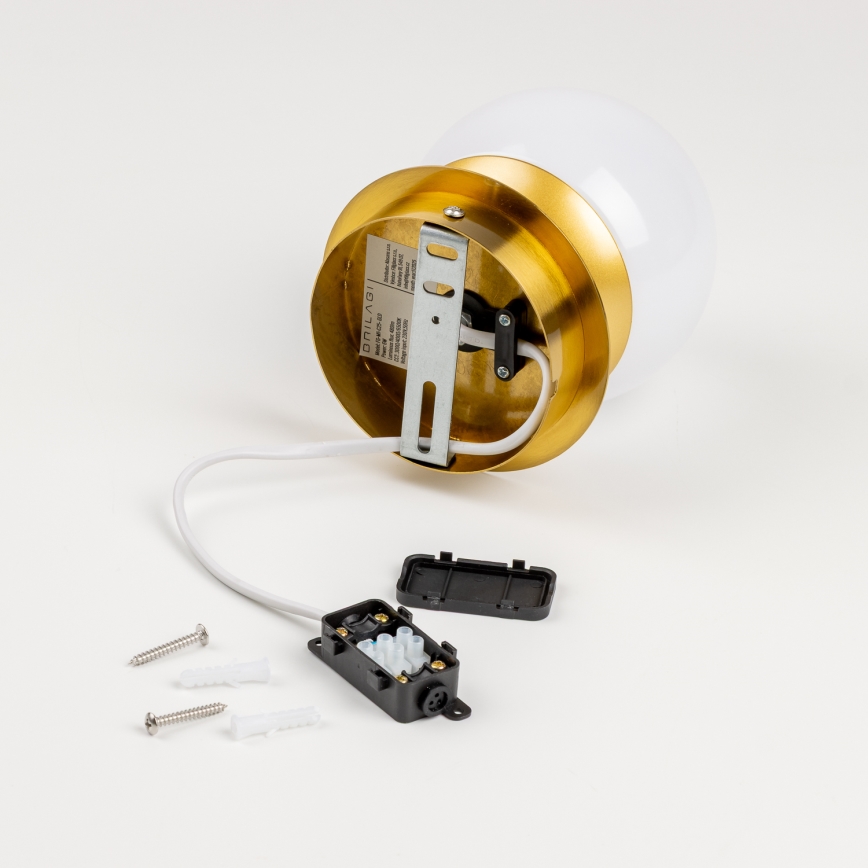 Brilagi - LED Kinkiet łazienkowy BALL LED/6W/230V 3000/4000/6500K IP44 złoty