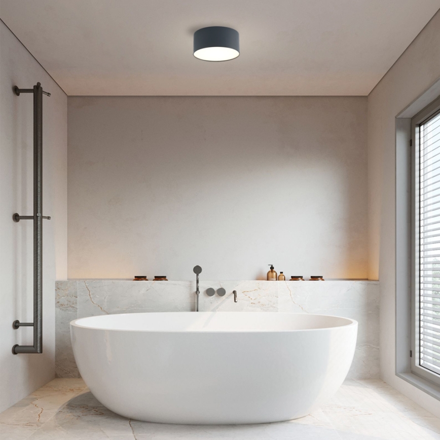 Brilagi - LED oprawa sufitowa do łazienki FORIS LED/14W/230V śr. 12 cm antracyt IP44