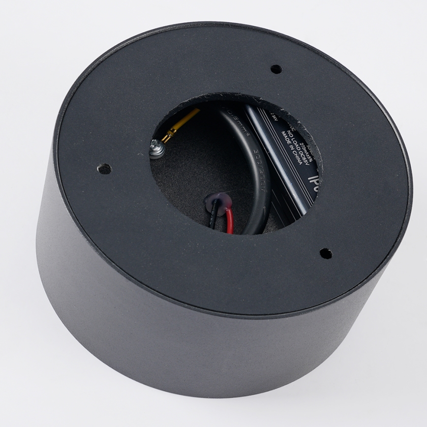 Brilagi - LED oprawa sufitowa do łazienki FORIS LED/14W/230V śr. 12 cm antracyt IP44