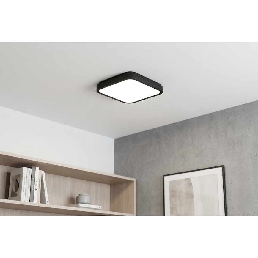 BRILAGI - LED łazienkowa lampa sufitowa ZENNA LED/36W/230V 41x41 cm IP44 czarna