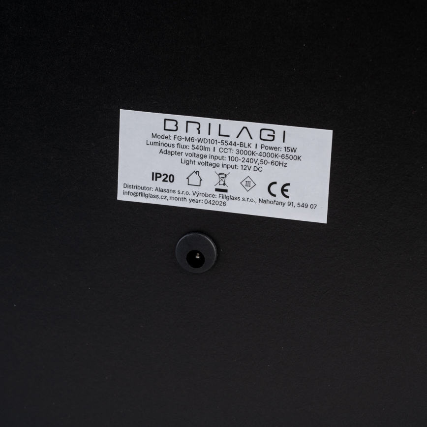 BRILAGI - LED ściemniane lustro do makijażu CALIFORNIA LED/22W/230V 3000/4000/6500K 58x43 cm białe