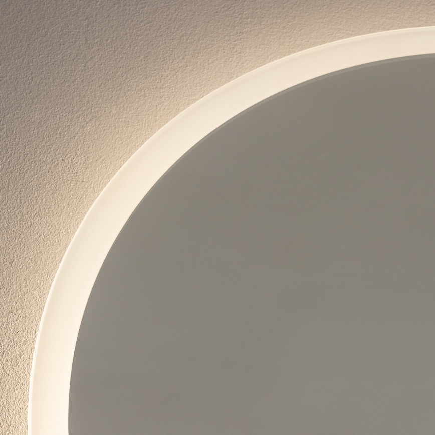 Brilagi - Lustro łazienkowe LED BERNATE LED/19W/230V śr. 60 cm srebrne IP44 CRI 90 ściemnialne + CCT