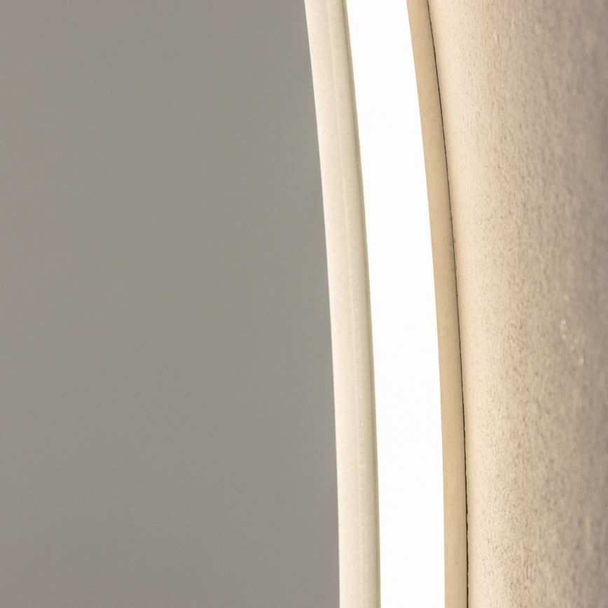 Brilagi - Lustro łazienkowe LED BERNATE LED/19W/230V śr. 60 cm srebrne IP44 CRI 90 ściemnialne + CCT