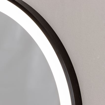 Brilagi - LED lustro łazienkowe CANZO LED/25W/230V 50x80 cm czarne IP44 CRI 90 ściemnialne + CCT