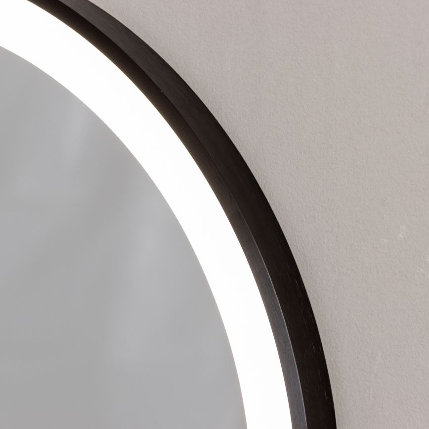 Brilagi - LED lustro łazienkowe CANZO LED/25W/230V 50x80 cm czarne IP44 CRI 90 ściemnialne + CCT