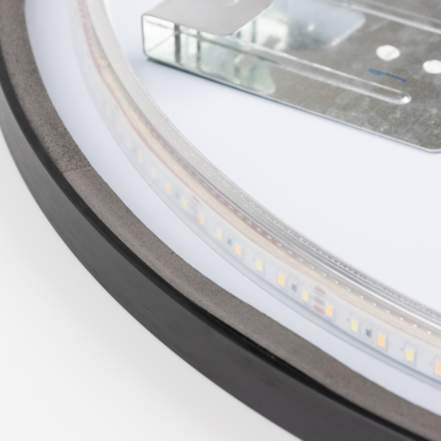 Brilagi - Lustro łazienkowe LED NOVARA LED/19W/230V śr. 60 cm czarne IP44 CRI 90 ściemnialne + CCT