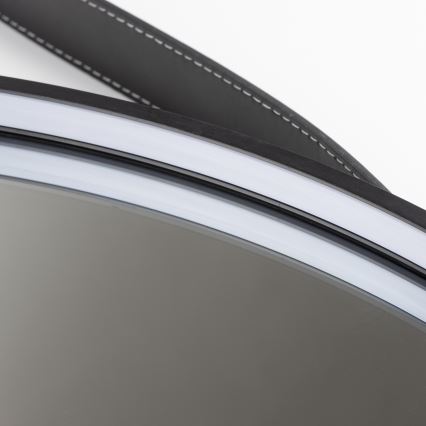 Brilagi - Lustro łazienkowe LED PALANZO LED/19W/230V Ø 60 cm czarne IP44 CRI 90 ściemnialne + CCT