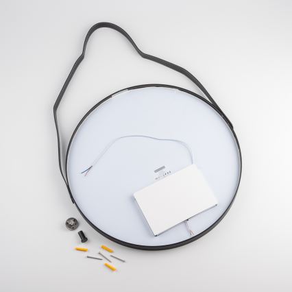 Brilagi - Lustro łazienkowe LED PALANZO LED/19W/230V Ø 60 cm czarne IP44 CRI 90 ściemnialne + CCT