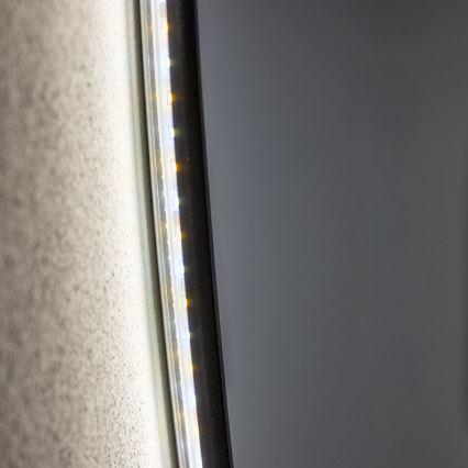 Brilagi - LED lustro łazienkowe VENA BLACK LED/32W/230V średnica 100 cm IP44 CRI 90 ściemnialne + CCT