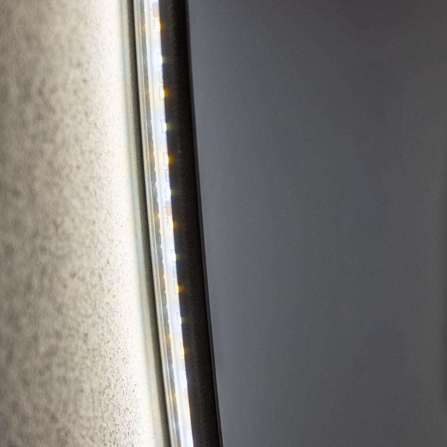 Brilagi - LED lustro łazienkowe VENA BLACK LED/32W/230V średnica 100 cm IP44 CRI 90 ściemnialne + CCT