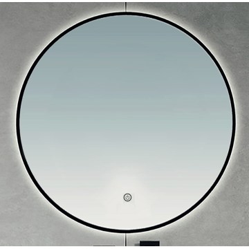 Brilagi - LED lustro łazienkowe VENA BLACK LED/32W/230V średnica 100 cm IP44 CRI 90 ściemnialne + CCT