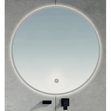 BRILAGI - LED lustro łazienkowe VENA SILVER LED/26W/230V śr. 80 cm IP44 CRI 90 ściemnialne + CCT
