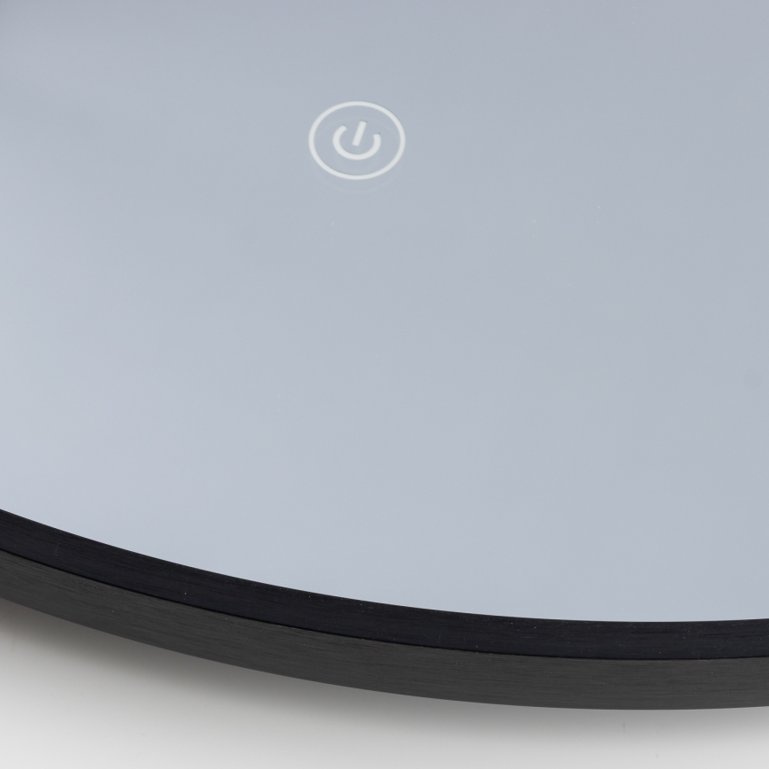 Brilagi - Lustro łazienkowe LED VERESE LED/19W/230V śr. 60 cm czarne IP44 CRI 90 ściemnialne + CCT