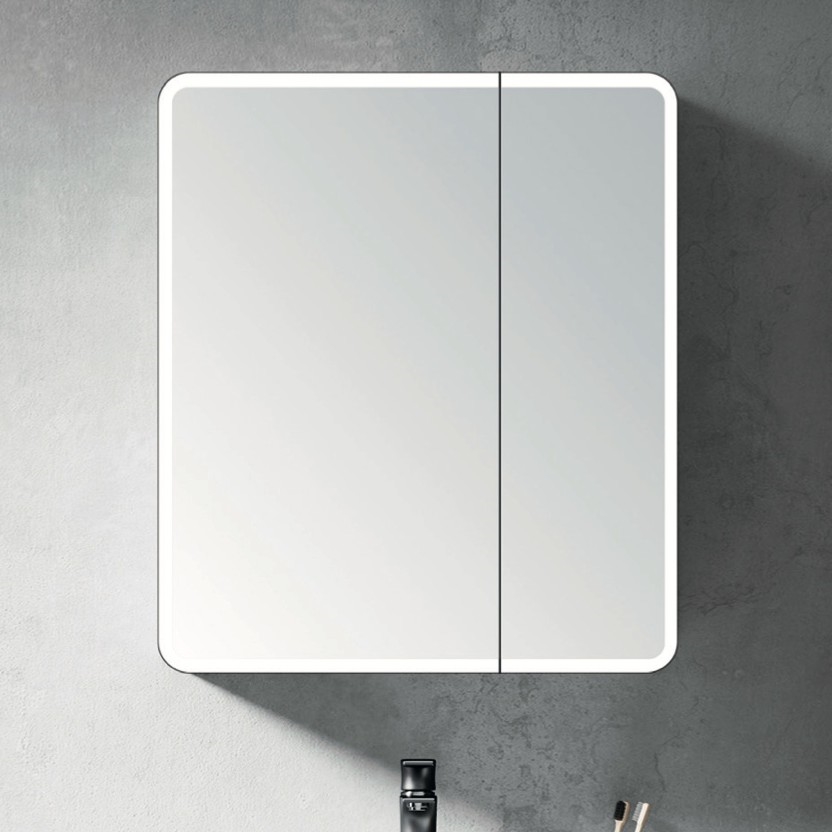 BRILAGI - LED lustrzana szafka łazienkowa z podświetleniem NOTO DOUBLE 60x70 cm