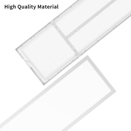 Brilagi - LED oprawa sufitowa do łazienki FRAME LED/50W/230V 3000/4000/6000K 120x30 cm IP44 srebrna