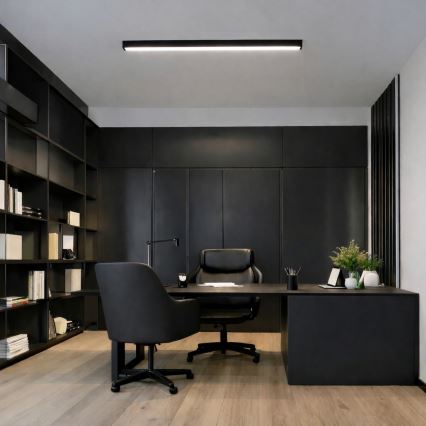 Brilagi - LED Natynkowa oprawa sufitowa FULLDAY LED/20/30/40W/230V 2700/4000/6000K 120 cm czarna