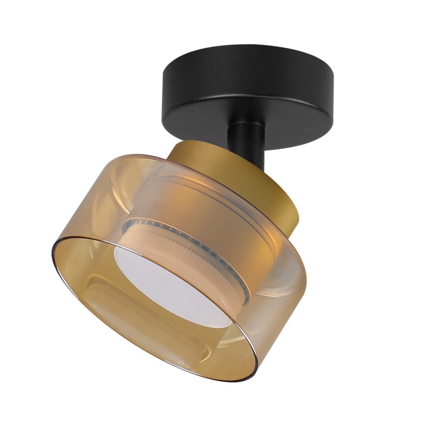 Brilagi - LED Oprawa punktowa AURA LUX 1xGX53/30W/230V śr. 13 cm czarna/złota