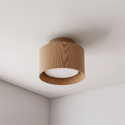 BRILAGI - LED Oprawa punktowa BACKLIT 1xGX53/15W/230V + LED/3W Ø 10 cm dekor dębu