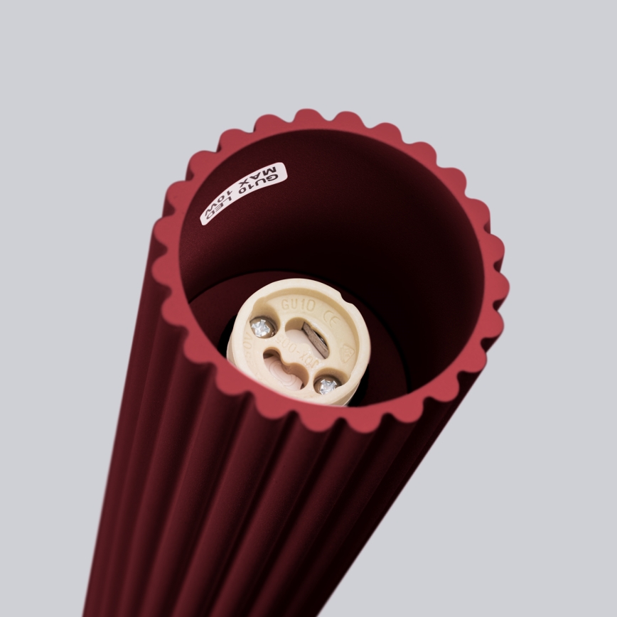 Brilagi - LED oprawa punktowa CRESTO 1xGU10/10W/230V 10 cm burgundowa