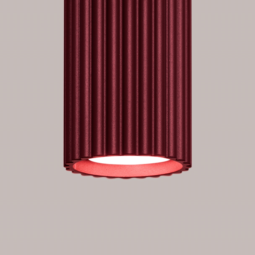 Brilagi - LED oprawa punktowa CRESTO 1xGU10/10W/230V 10 cm burgundowa