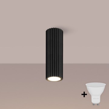 Brilagi - LED oprawa punktowa CRESTO 1xGU10/10W/230V 20 cm czarna