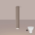 BRILAGI - LED oprawa punktowa CRESTO 1xGU10/10W/230V 40 cm taupe