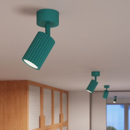 Brilagi - LED oprawa punktowa CRESTO 1xGU10/10W/230V turkusowa