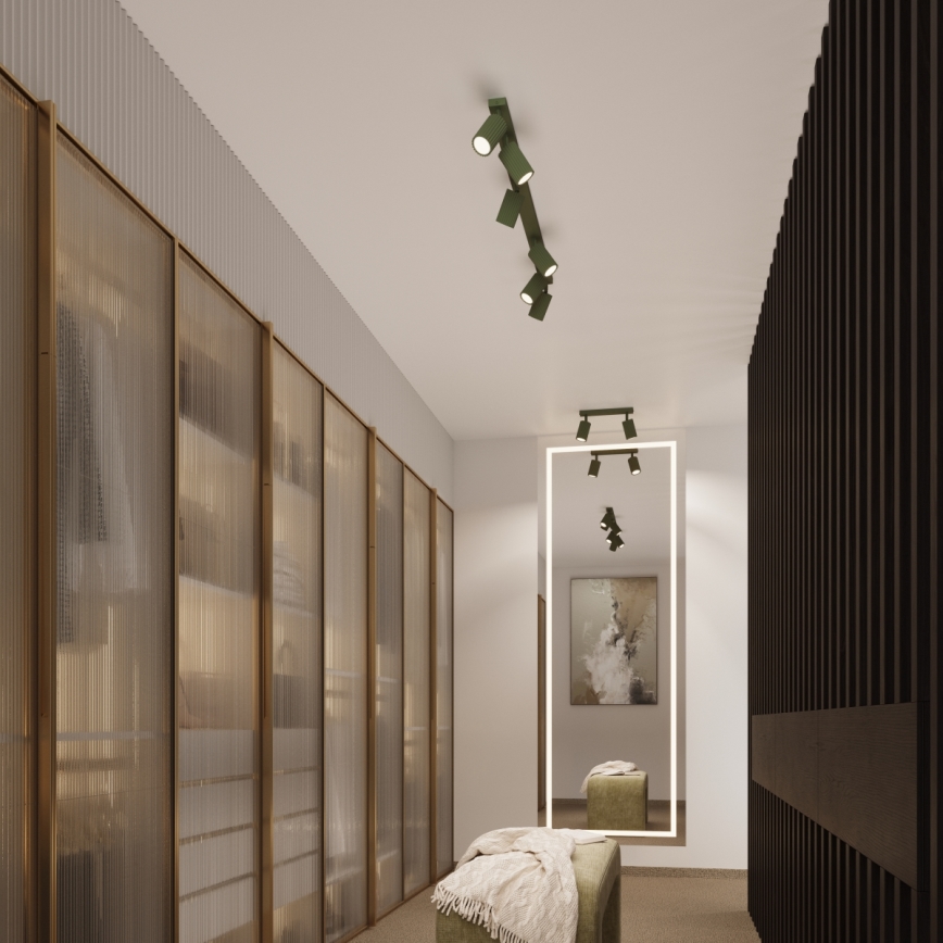 Brilagi - LED oprawa punktowa CRESTO 2xGU10/10W/230V zielona