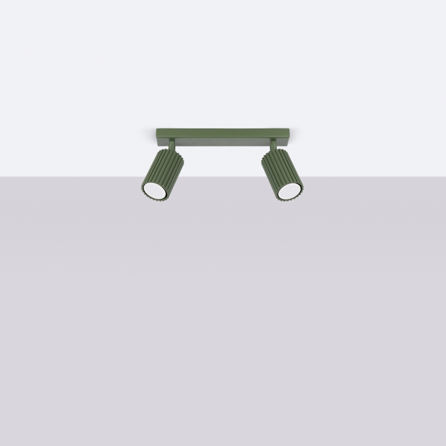 Brilagi - LED oprawa punktowa CRESTO 2xGU10/10W/230V zielona