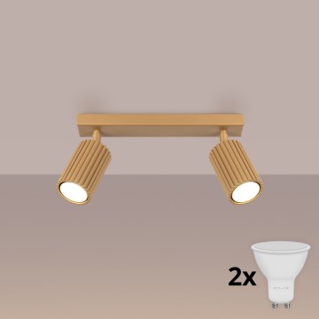 Brilagi - LED oprawa punktowa CRESTO 2xGU10/10W/230V złota