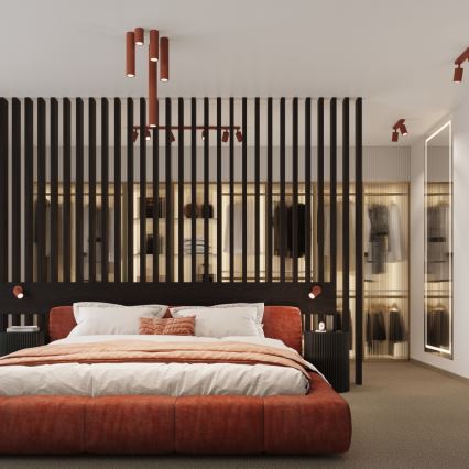 Brilagi - LED oprawa punktowa CRESTO 3xGU10/10W/230V czerwona