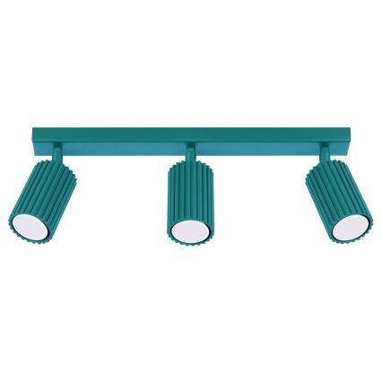 Brilagi - LED oprawa punktowa CRESTO 3xGU10/10W/230V turkusowa