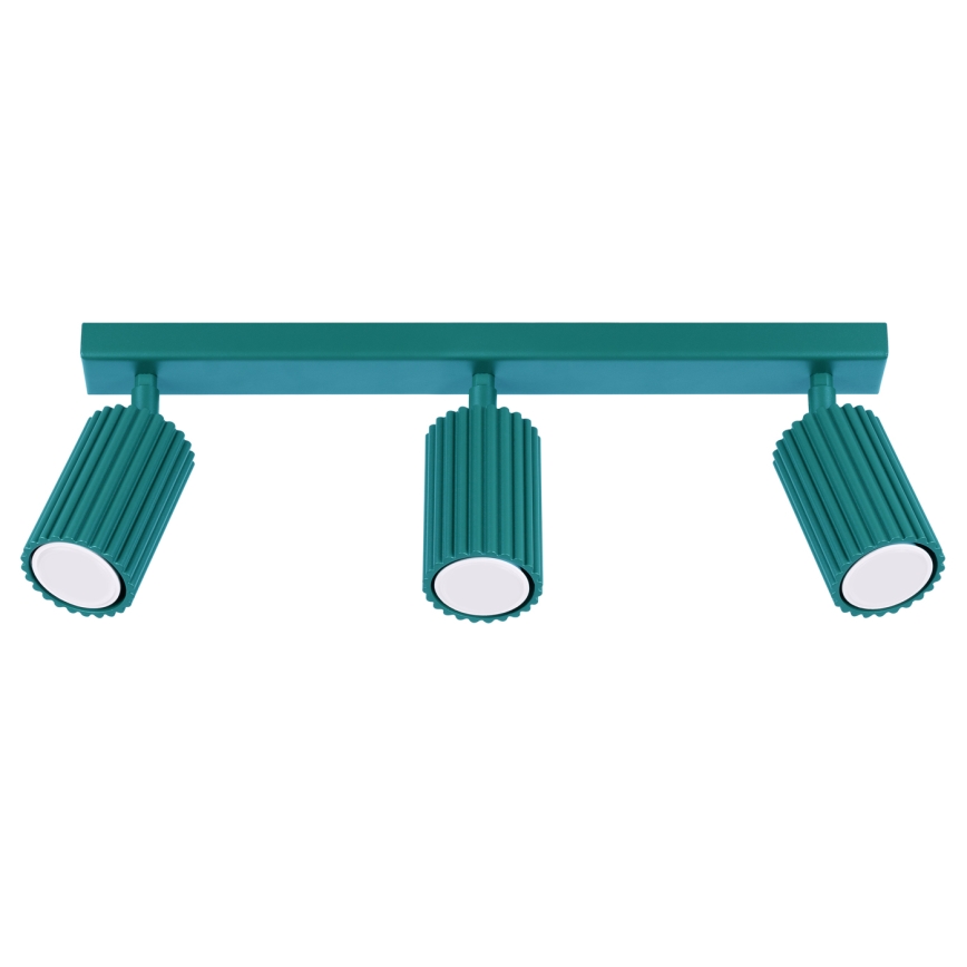 Brilagi - LED oprawa punktowa CRESTO 3xGU10/10W/230V turkusowa