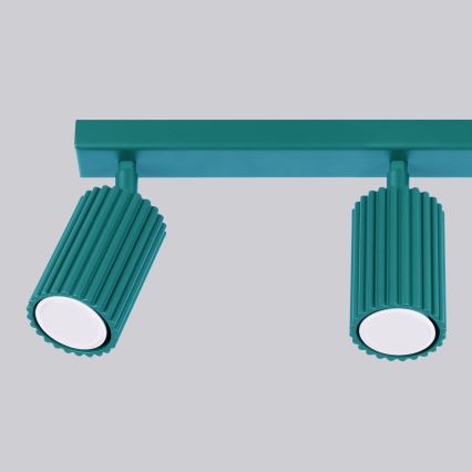 Brilagi - LED oprawa punktowa CRESTO 3xGU10/10W/230V turkusowa