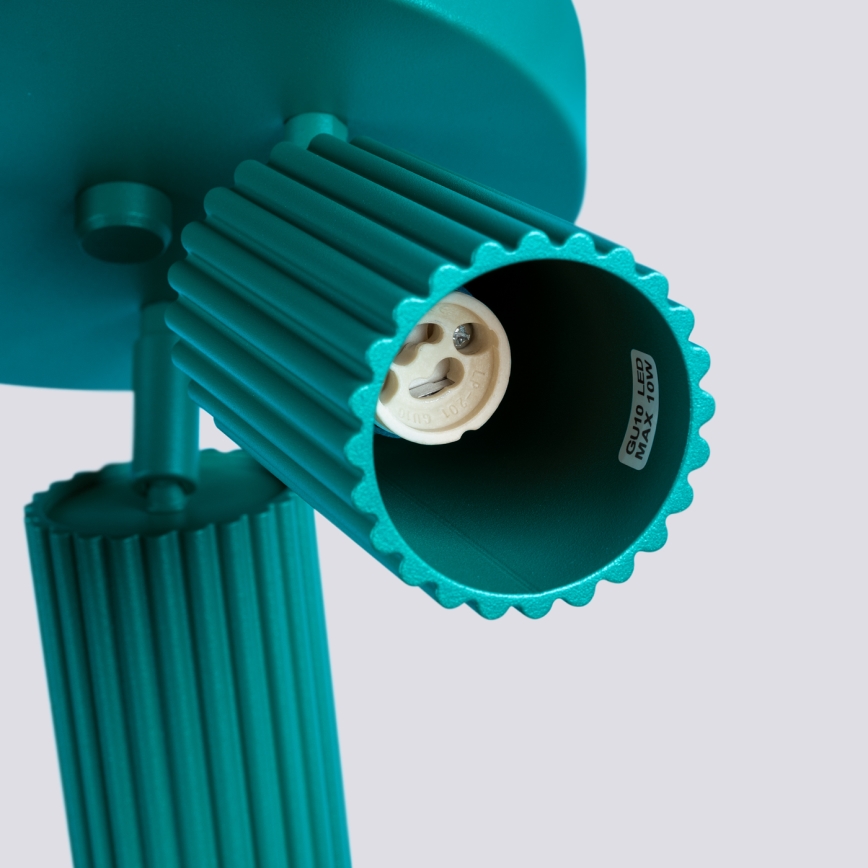 Brilagi - LED oprawa punktowa CRESTO 3xGU10/10W/230V turkusowa