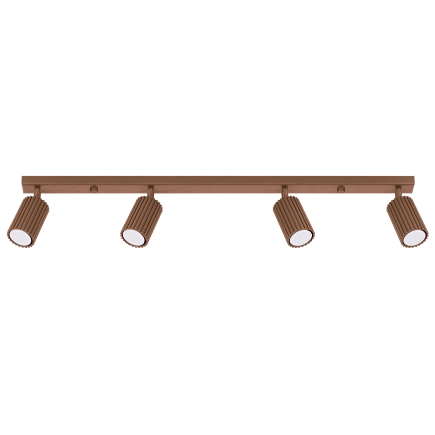 Brilagi - LED oprawa punktowa CRESTO 4xGU10/10W/230V brązowa