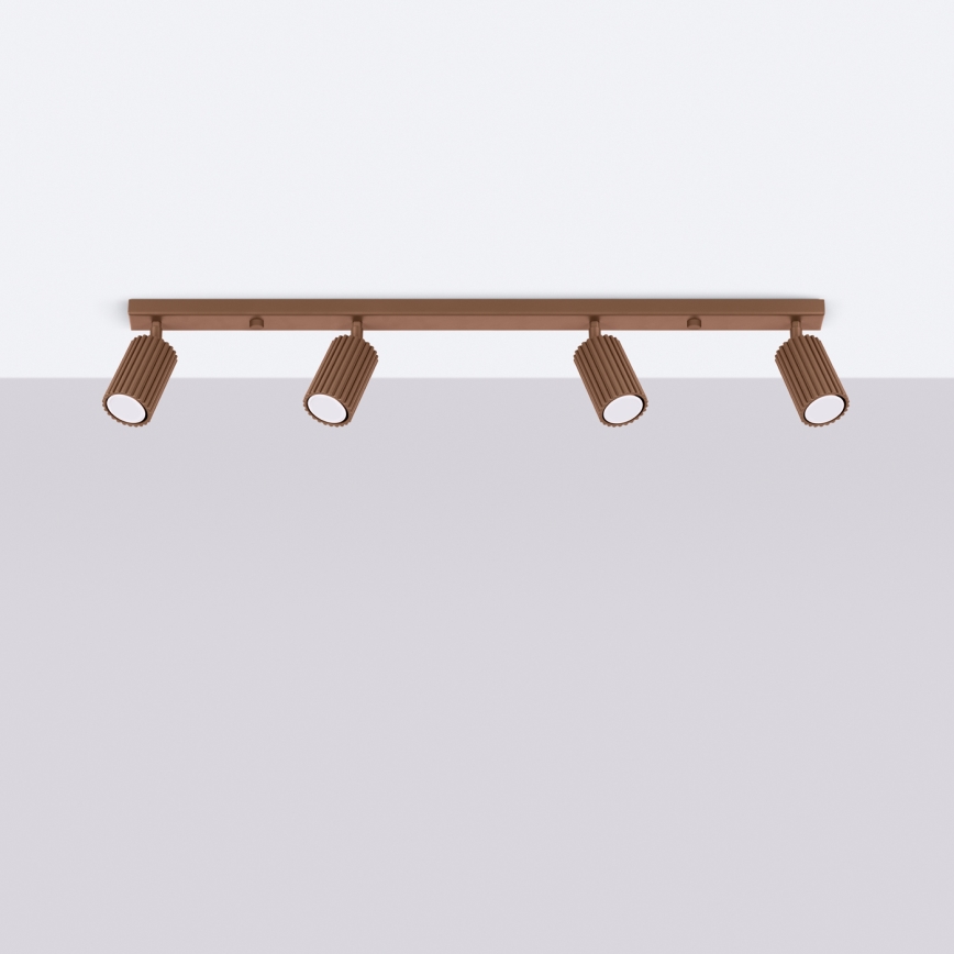 Brilagi - LED oprawa punktowa CRESTO 4xGU10/10W/230V brązowa