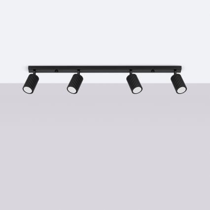 Brilagi - LED oprawa punktowa CRESTO 4xGU10/10W/230V czarna