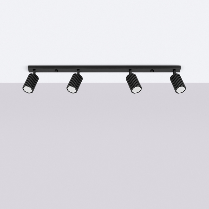 Brilagi - LED oprawa punktowa CRESTO 4xGU10/10W/230V czarna