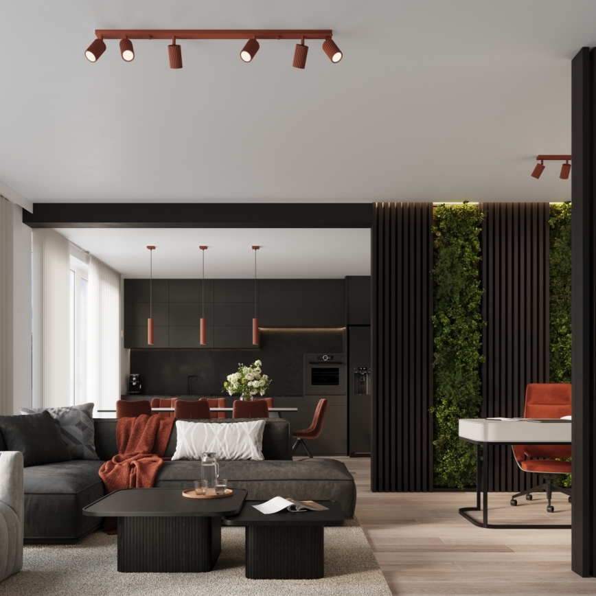 Brilagi - LED oprawa punktowa CRESTO 4xGU10/10W/230V czerwona