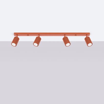 Brilagi - LED oprawa punktowa CRESTO 4xGU10/10W/230V czerwona