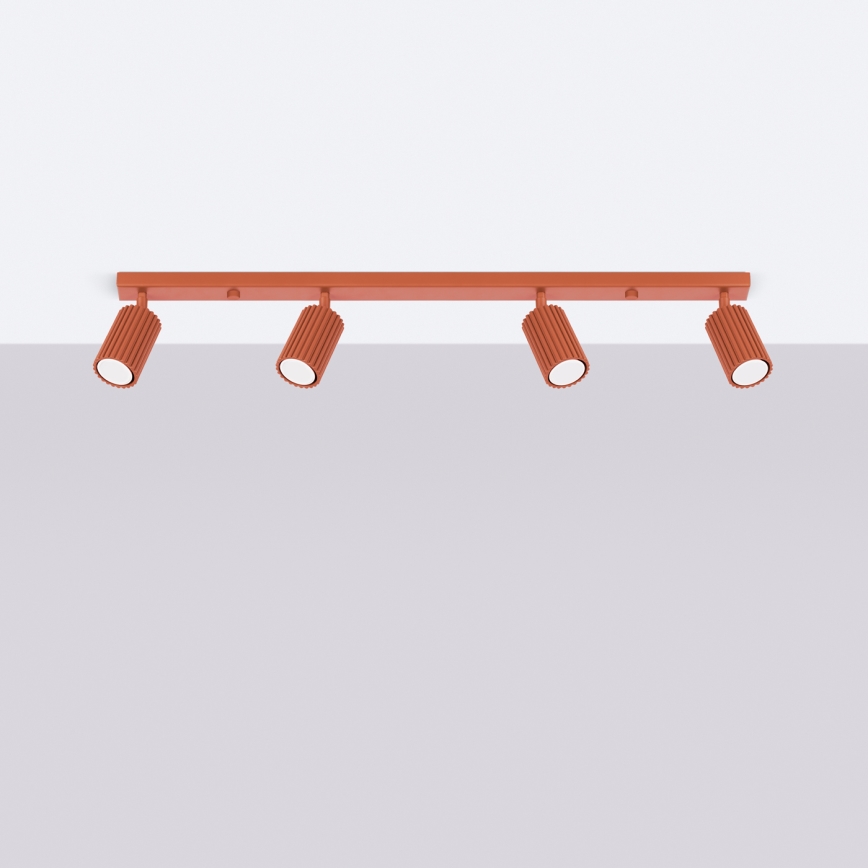 Brilagi - LED oprawa punktowa CRESTO 4xGU10/10W/230V czerwona