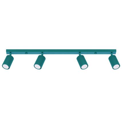 Brilagi - LED oprawa punktowa CRESTO 4xGU10/10W/230V turkusowa