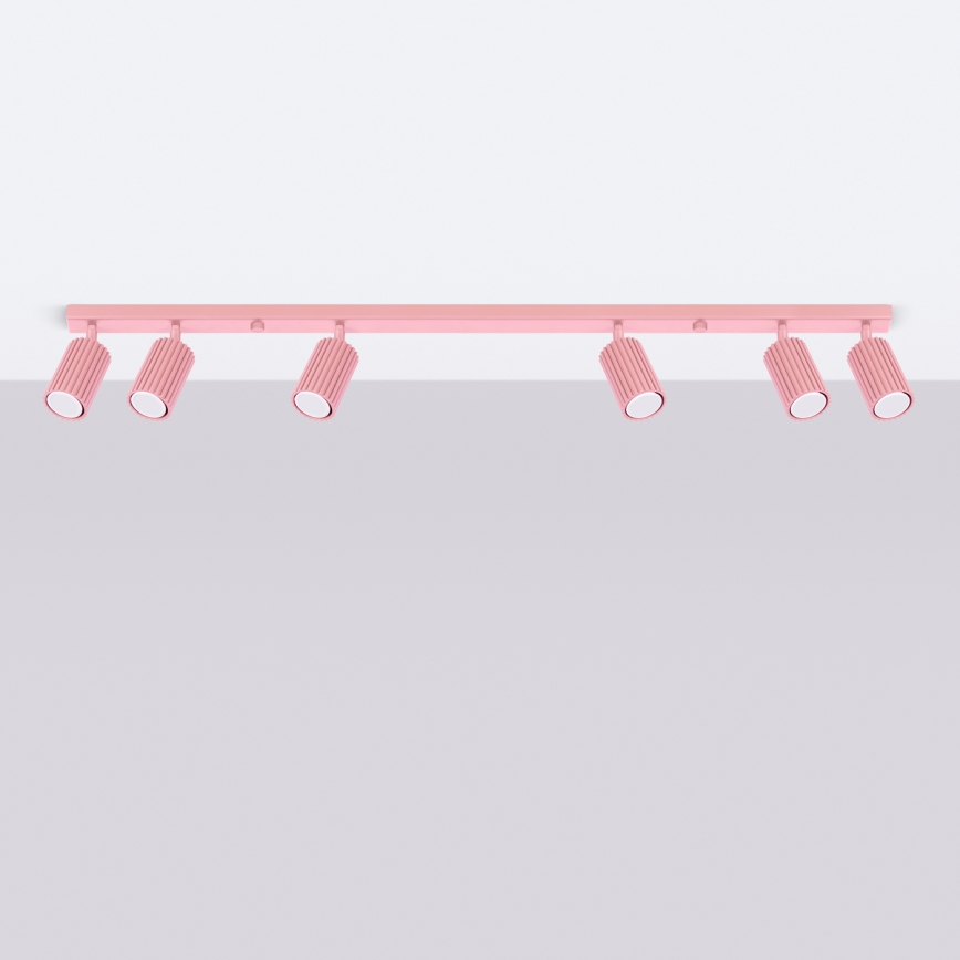 Brilagi - LED oprawa punktowa CRESTO 6xGU10/10W/230V różowa