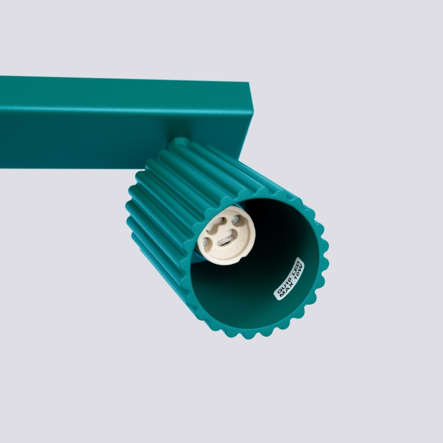 Brilagi - LED oprawa punktowa CRESTO 6xGU10/10W/230V turkusowa